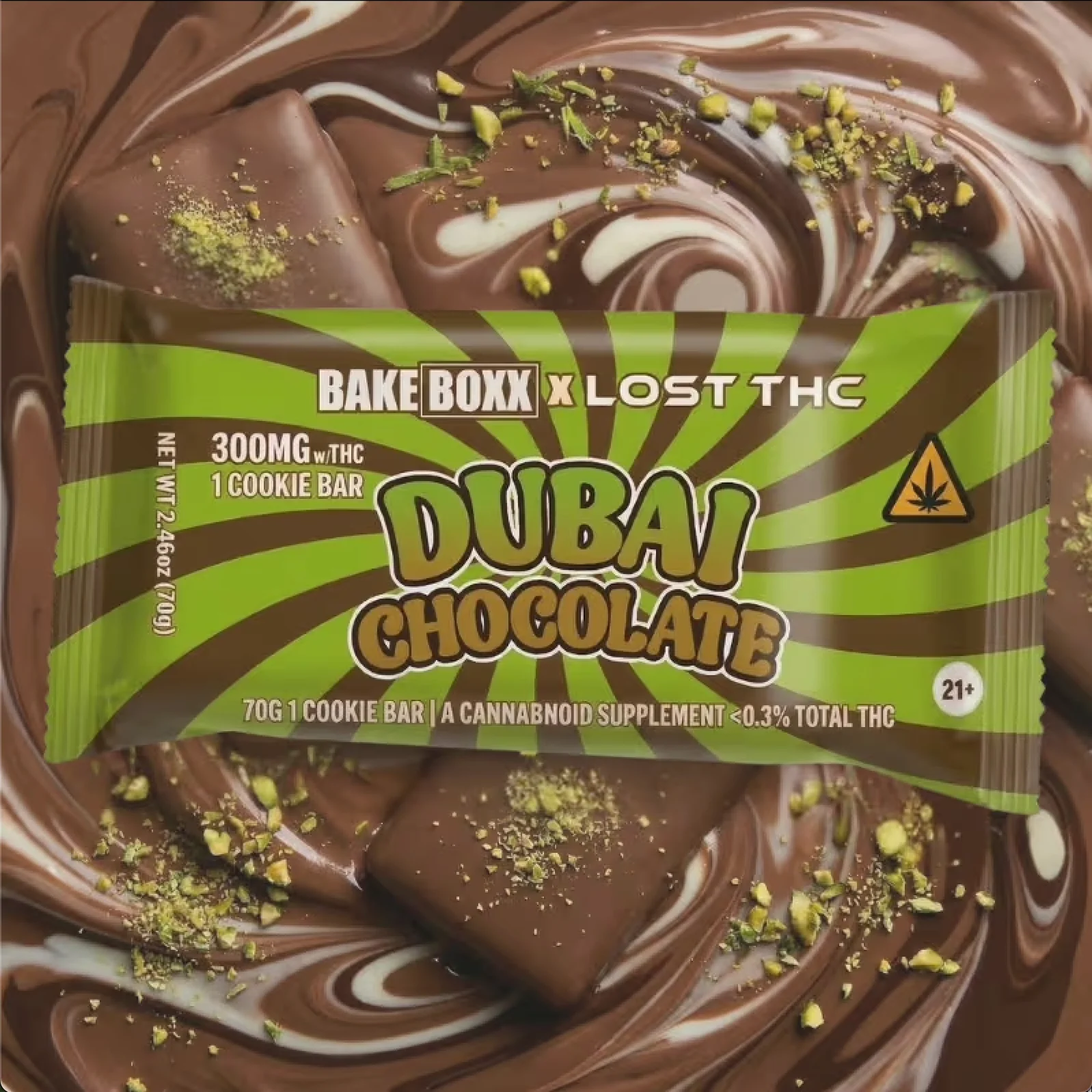 BAKE BOXX X LOST THC - COOKIE BAR - 300MG - Image 4