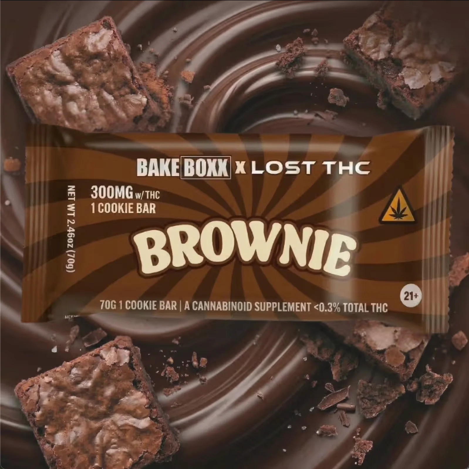 BAKE BOXX X LOST THC - COOKIE BAR - 300MG - Image 5