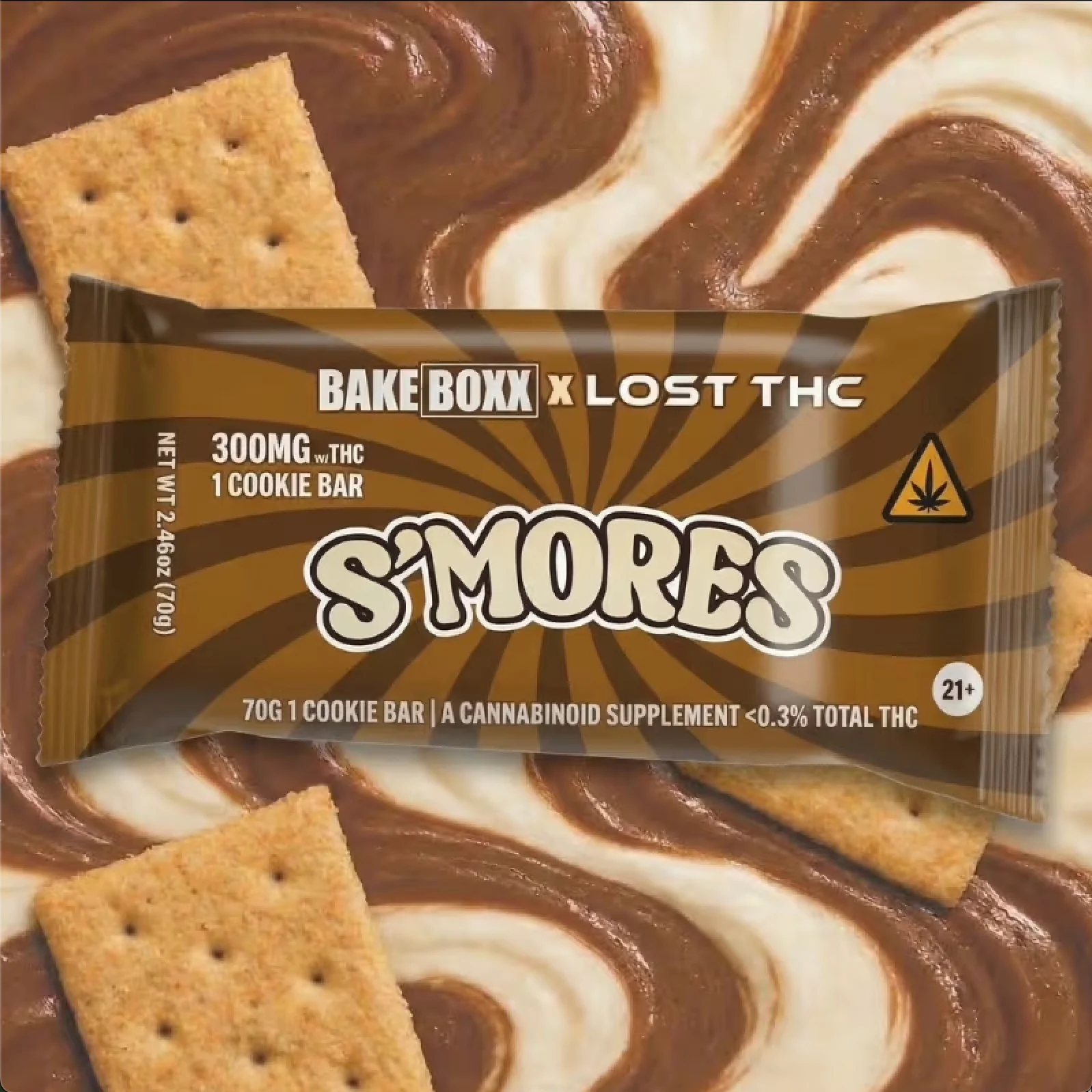 BAKE BOXX X LOST THC - COOKIE BAR - 300MG - Image 6
