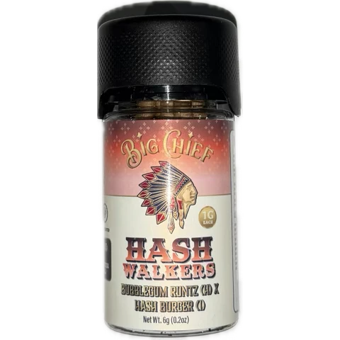 BIG CHIEF - HASH WALKERS THCA PRE ROLLS - 6CT - Image 3