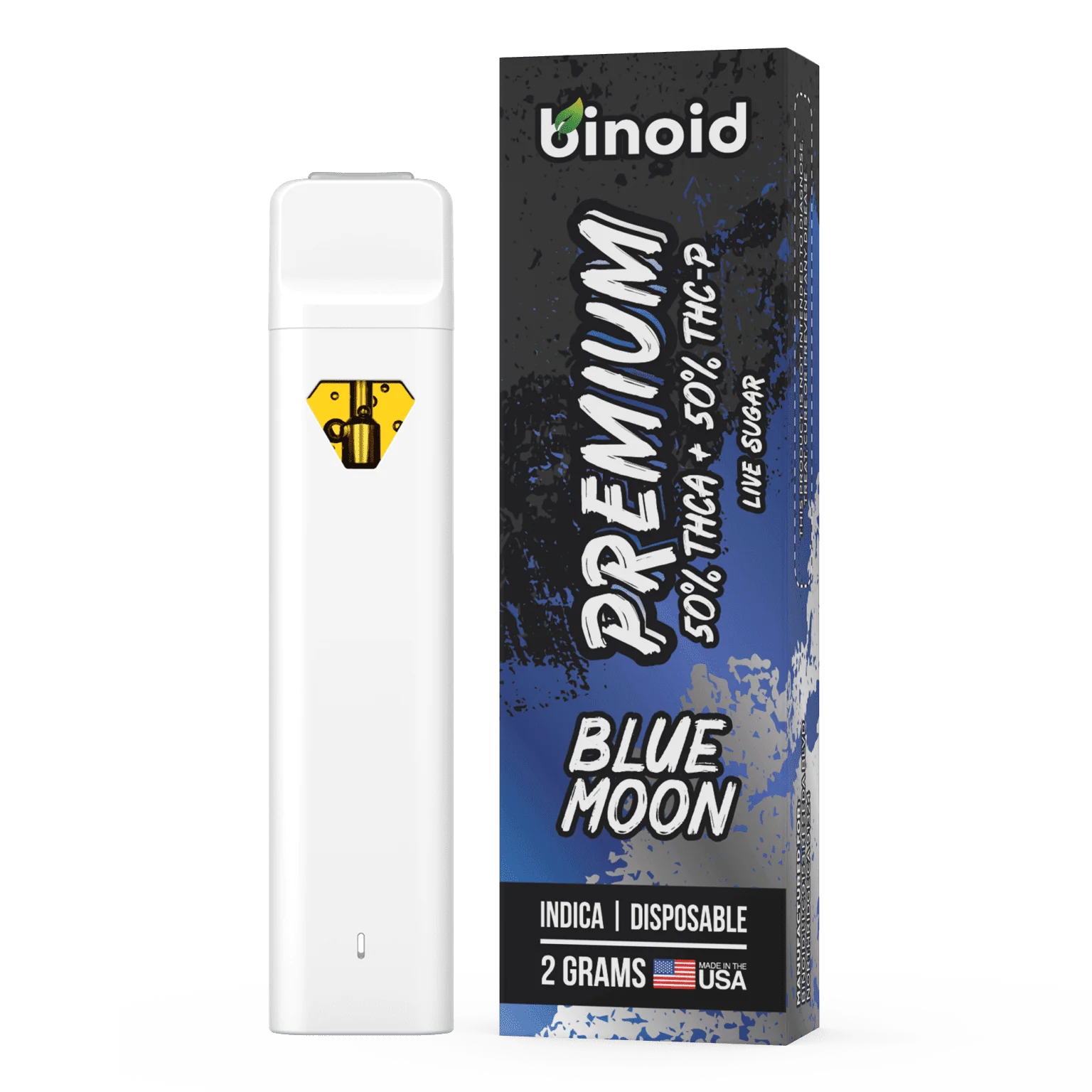 BINOID: PREMIUM THCA + THCP LIVE SUGAR DISPOSABLE - 2G - Image 3