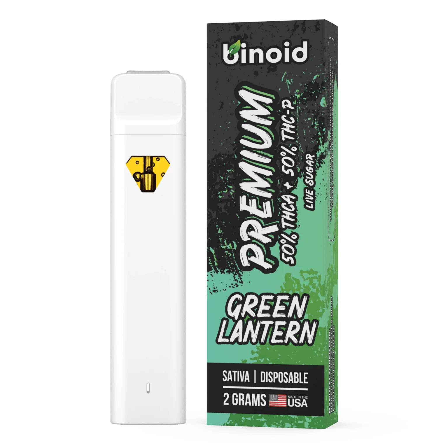BINOID: PREMIUM THCA + THCP LIVE SUGAR DISPOSABLE - 2G - Image 4