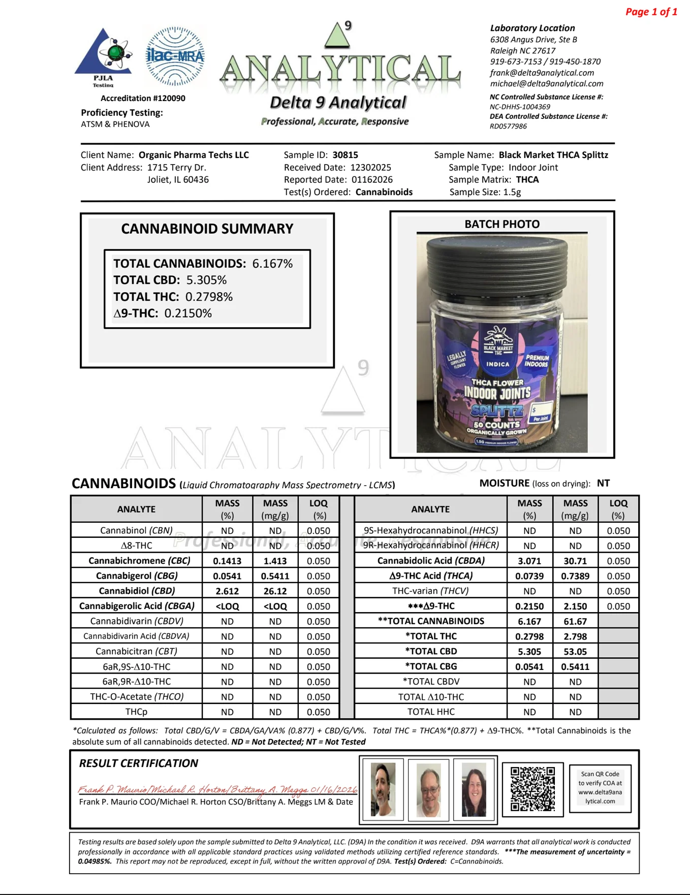 BLACK MARKET THC - INDOOR GROWN THCA JOINTS - 50CT - Image 5