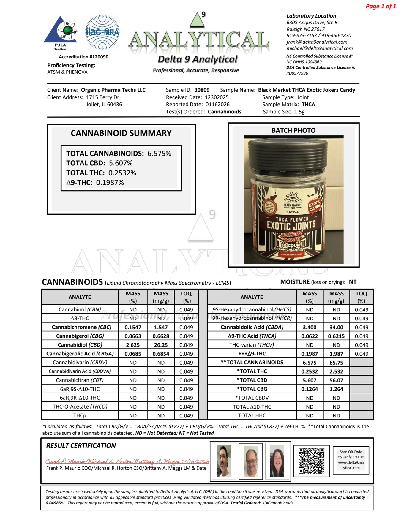 BLACK MARKET THC - ORGANICALLY GROWN EXOTIC THCA PREROLLS - 50CT - Image 4