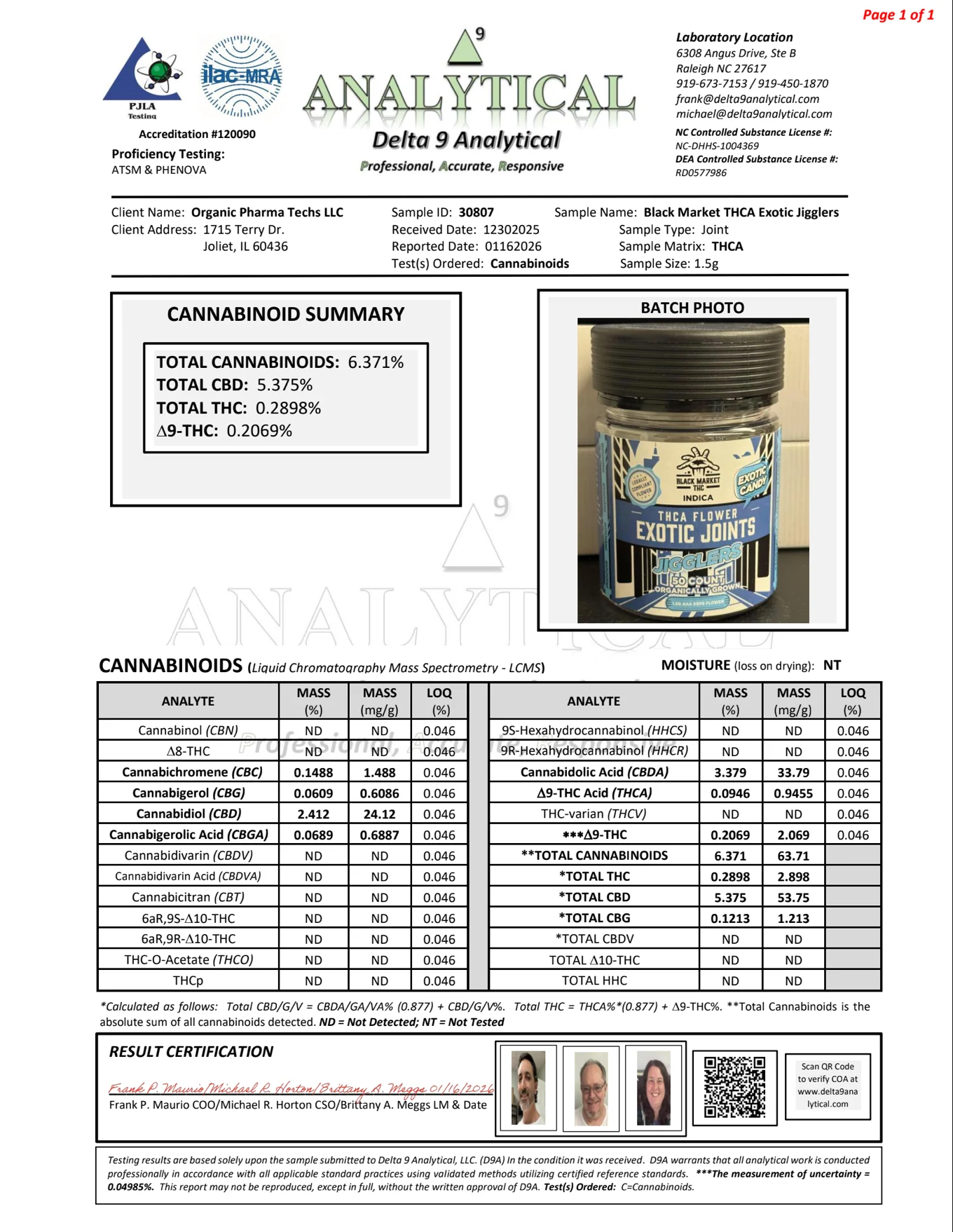 BLACK MARKET THC - ORGANICALLY GROWN EXOTIC THCA PREROLLS - 50CT - Image 5