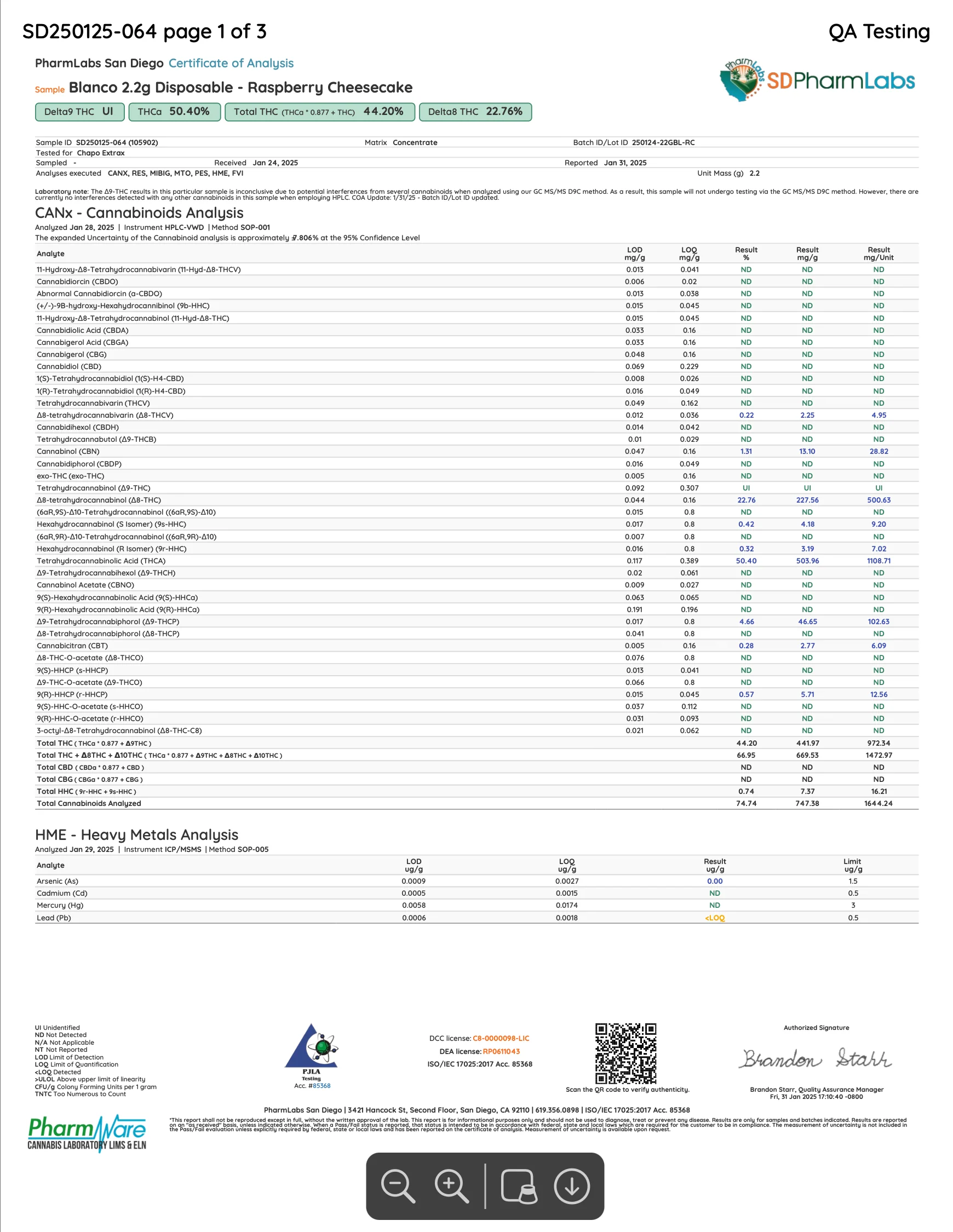 CHAPO: BLANCO THCA DIAMOND BATTER DISPOSABLE - 2.2G - Image 10