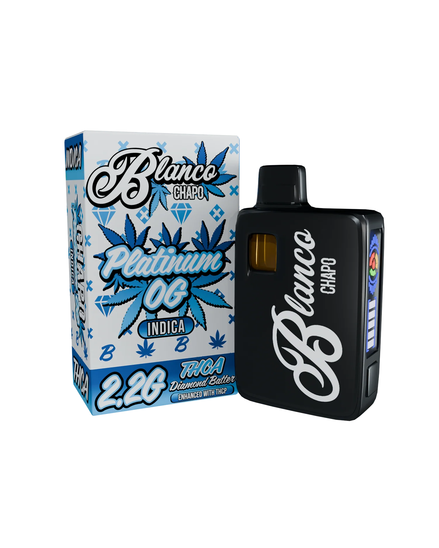CHAPO: BLANCO THCA DIAMOND BATTER DISPOSABLE - 2.2G - Image 4