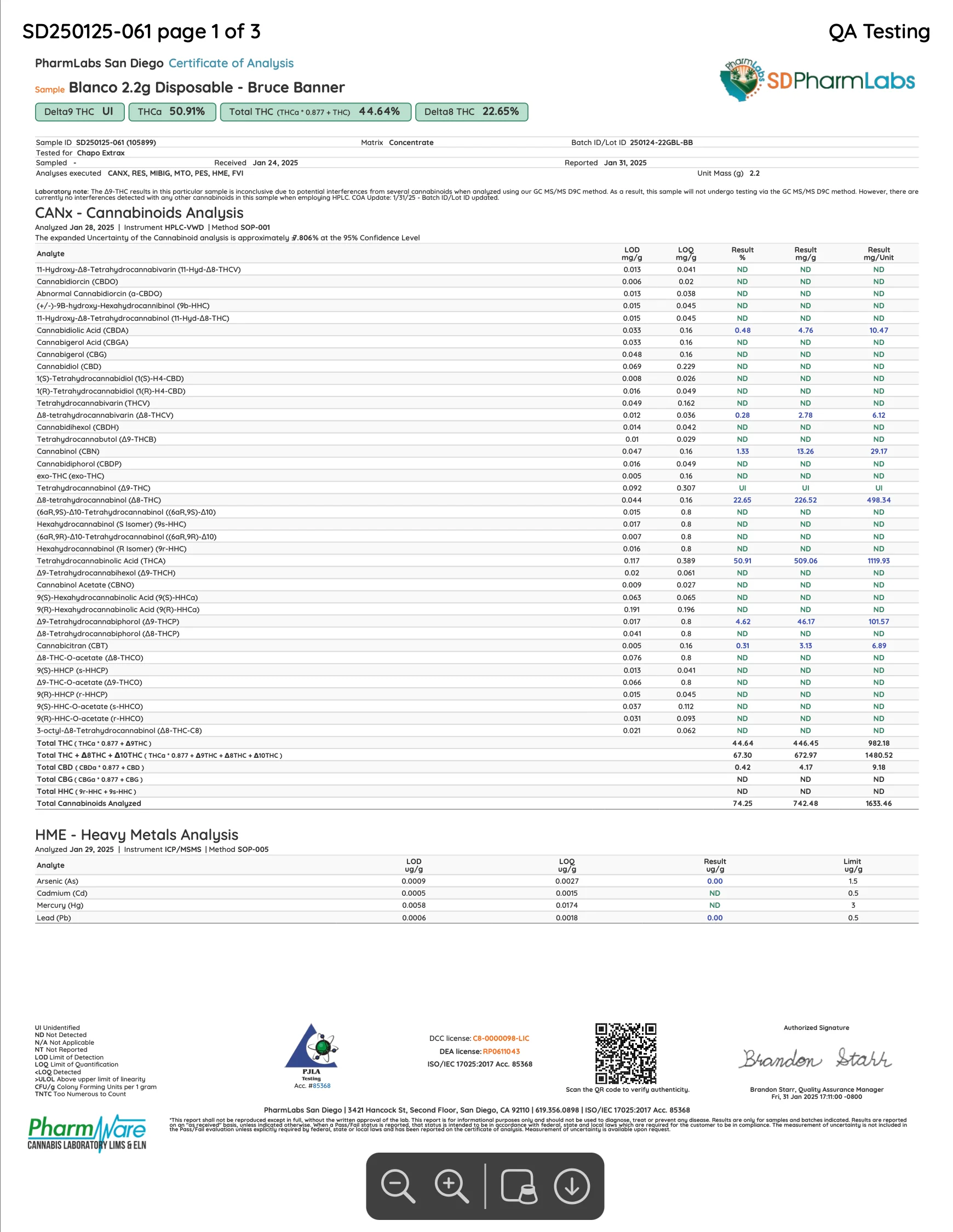 CHAPO: BLANCO THCA DIAMOND BATTER DISPOSABLE - 2.2G - Image 6