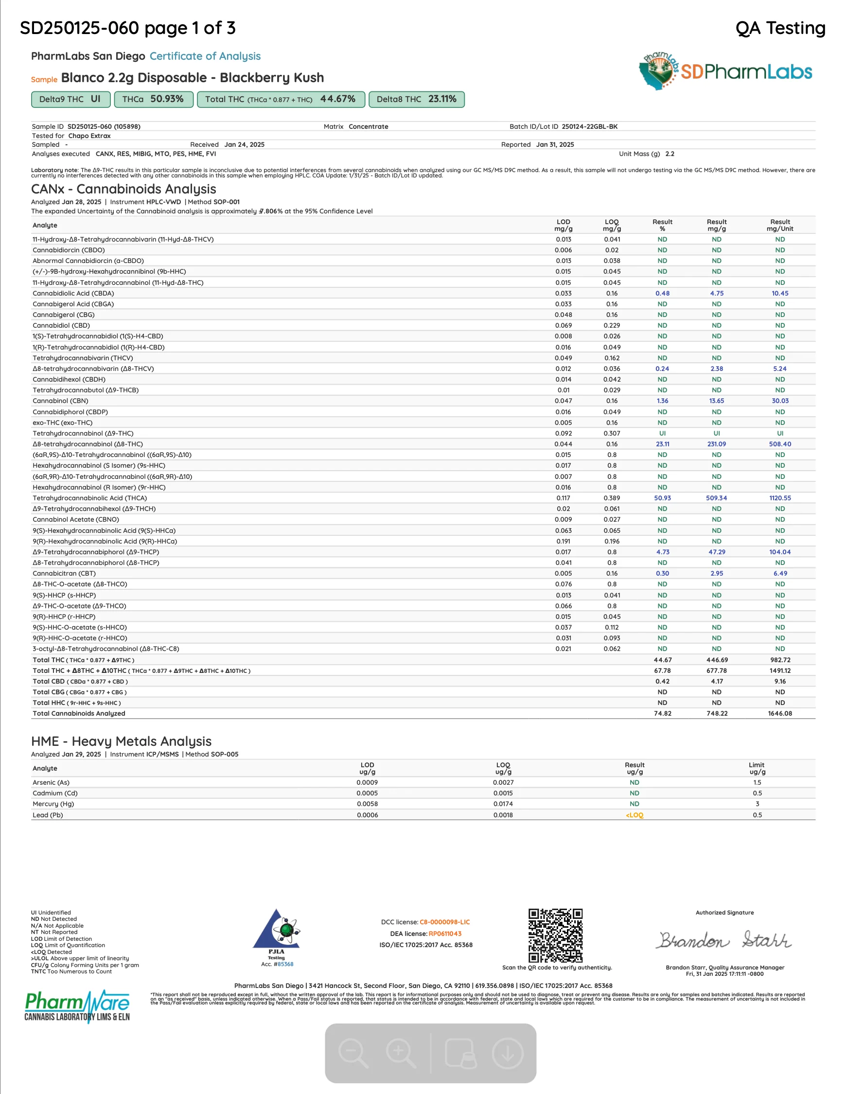 CHAPO: BLANCO THCA DIAMOND BATTER DISPOSABLE - 2.2G - Image 7