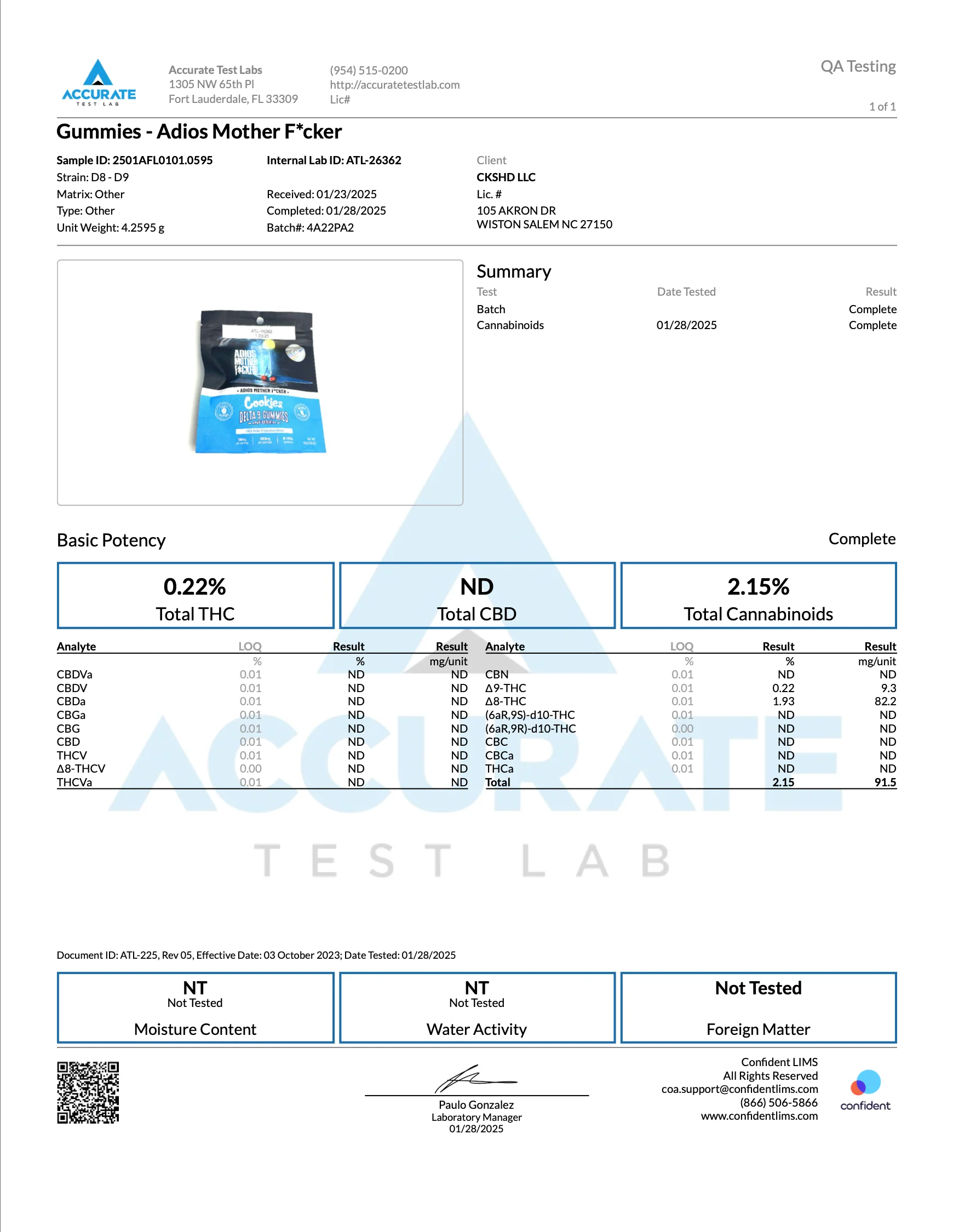 COOKIES: THC GUMMIES - 1000MG - Image 13