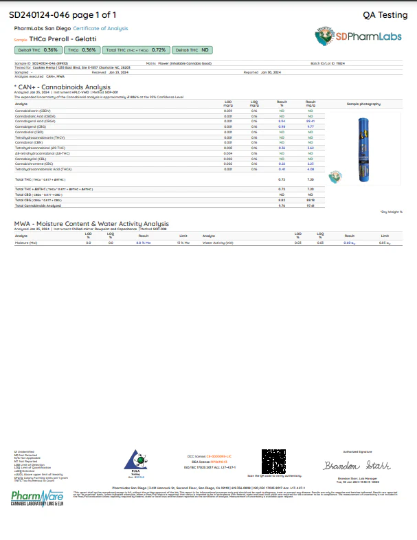 COOKIES - THC-A PREROLL - Image 6
