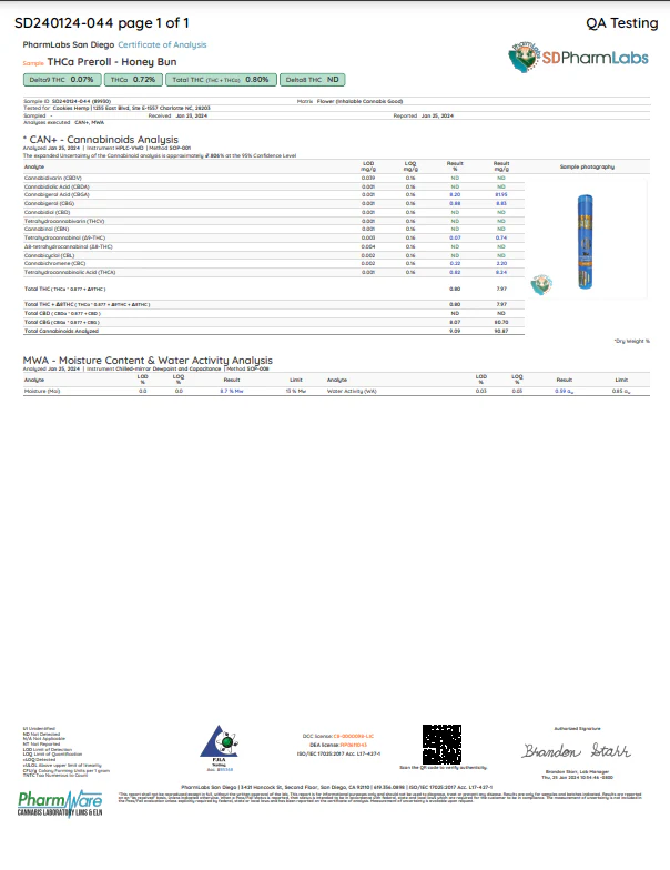 COOKIES - THC-A PREROLL - Image 7