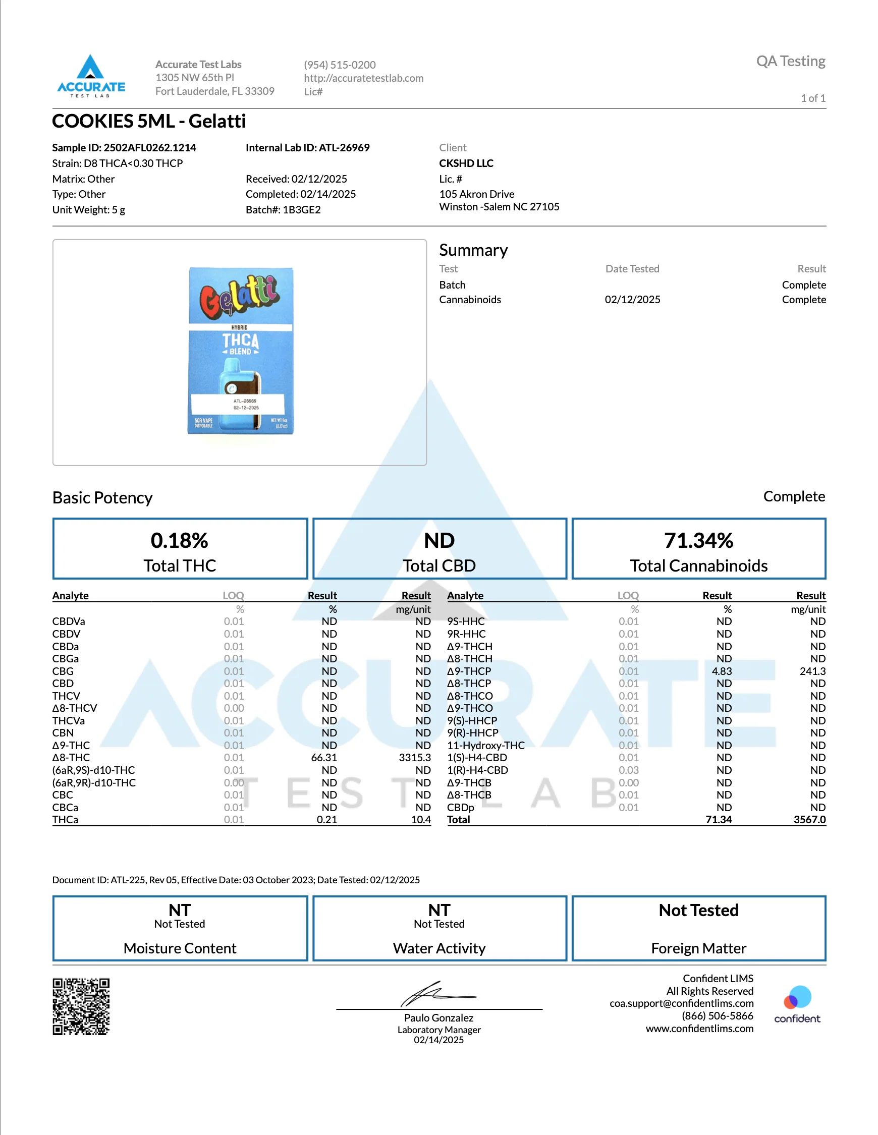 COOKIES: THCA DISPOSABLE - 5G - Image 24