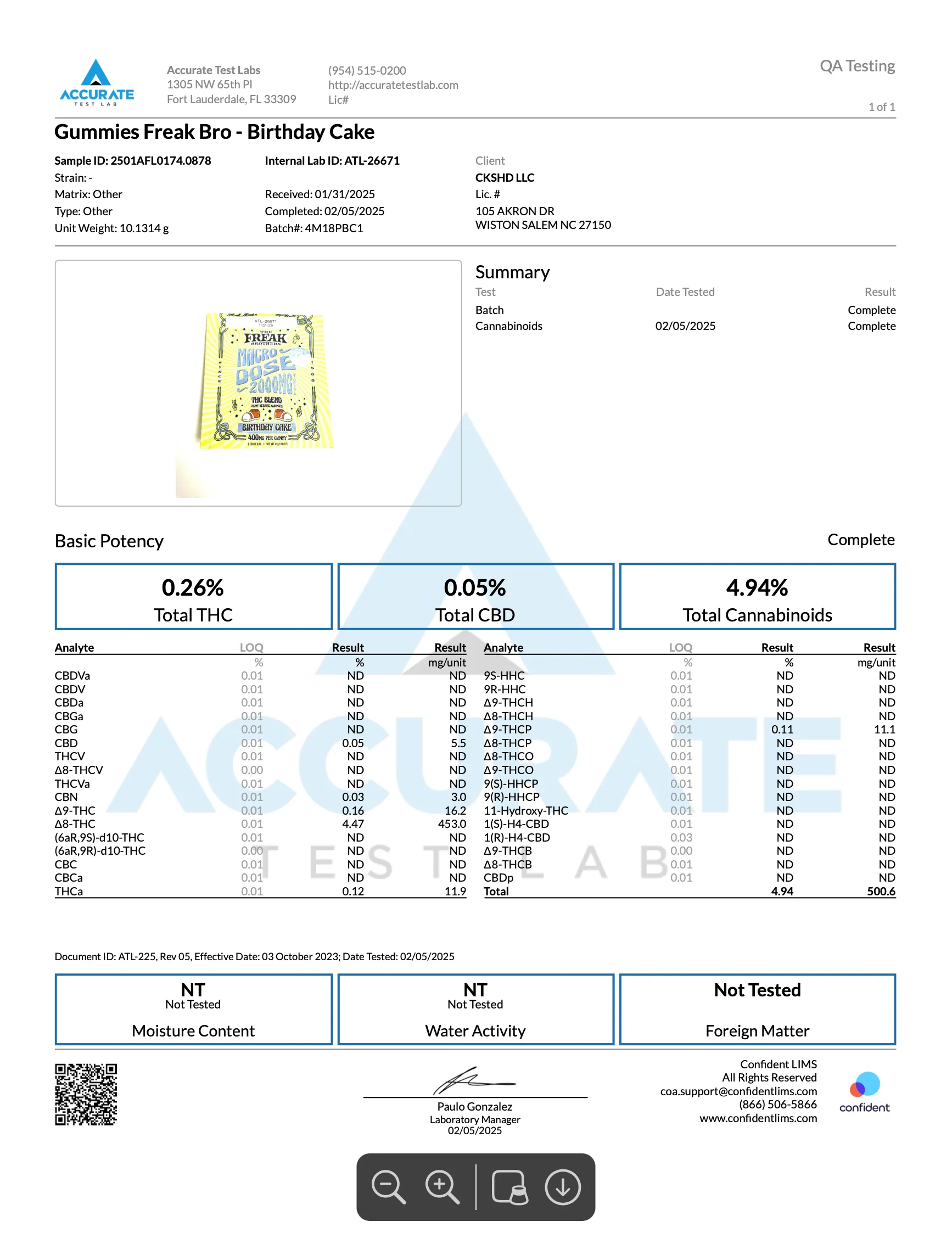 COOKIES: THE FREAK BROTHERS THC GUMMIES - 400MG - Image 4