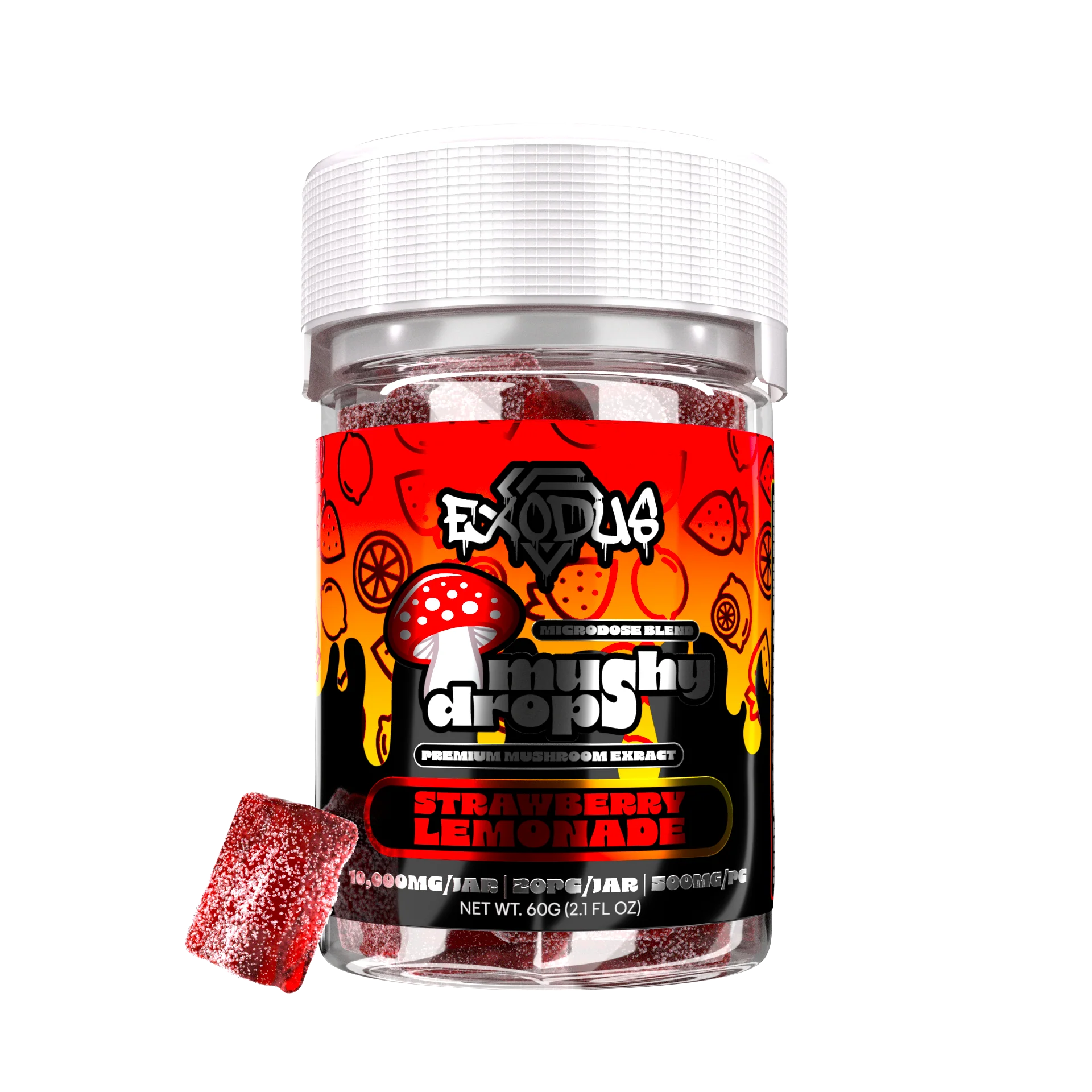 EXODUS: MUSHY DROPS - MUSHROOM GUMMIES - 20CT - Image 5