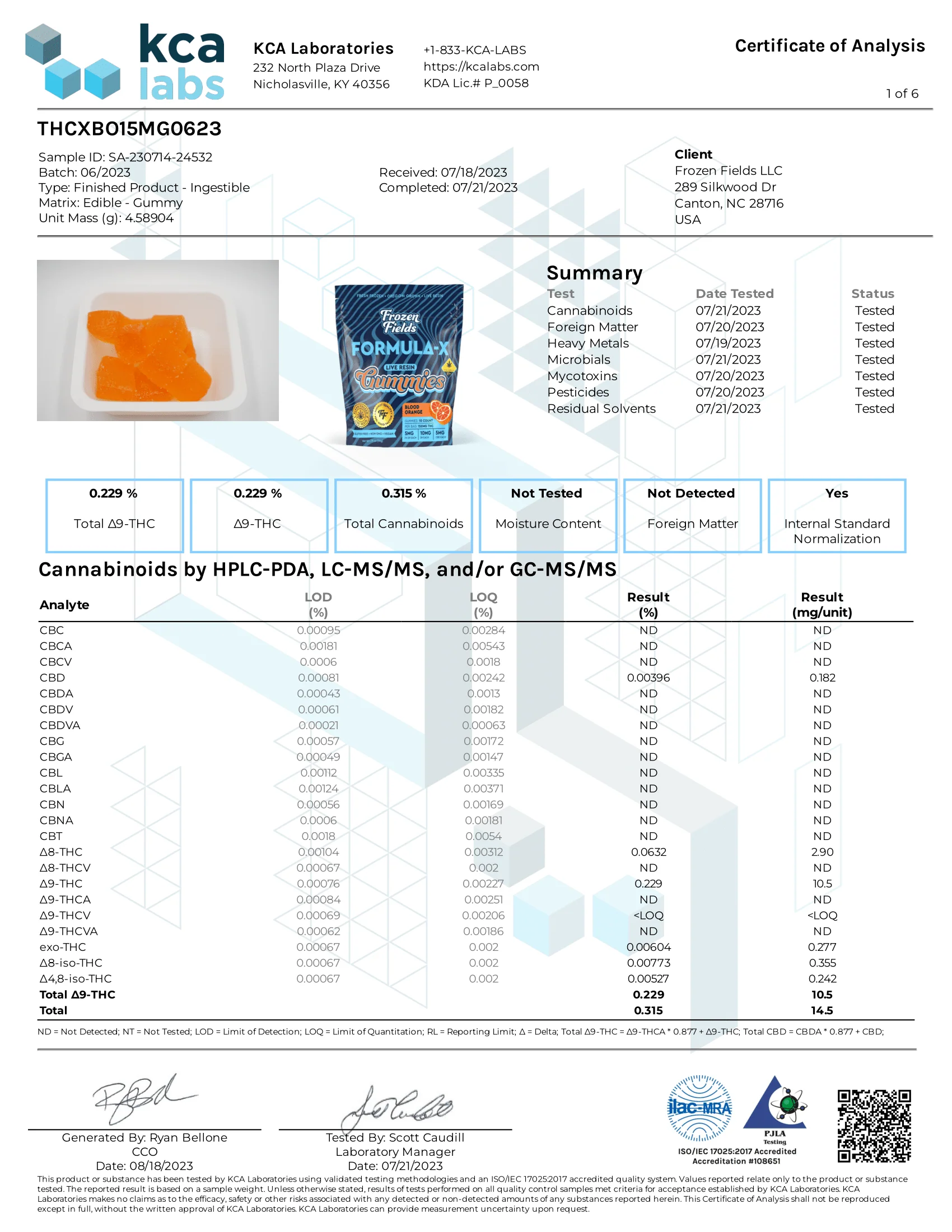 FROZEN FIELDS: FORMULA-X THC-X GUMMIES - 150MG - Image 4