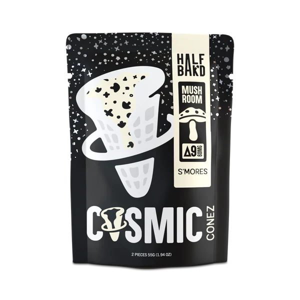 HALF BAK'D: 60MG COSMIC CONEZ - 2CT - Image 3