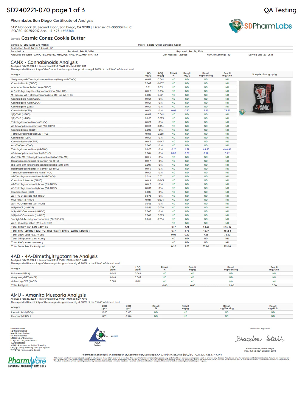 HALF BAK'D: 60MG COSMIC CONEZ - 2CT - Image 6