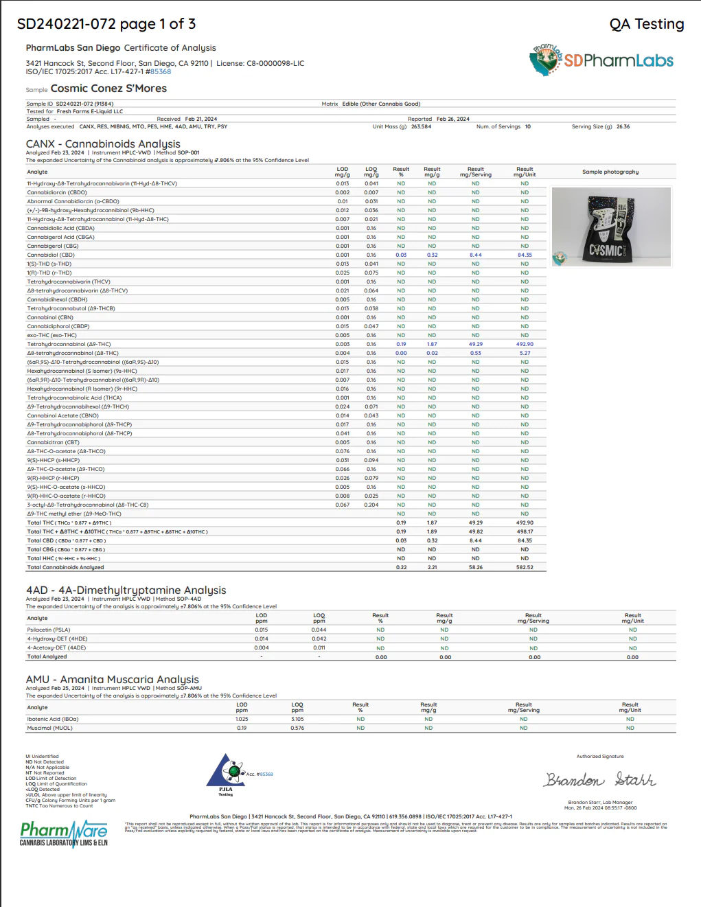 HALF BAK'D: 60MG COSMIC CONEZ - 2CT - Image 7