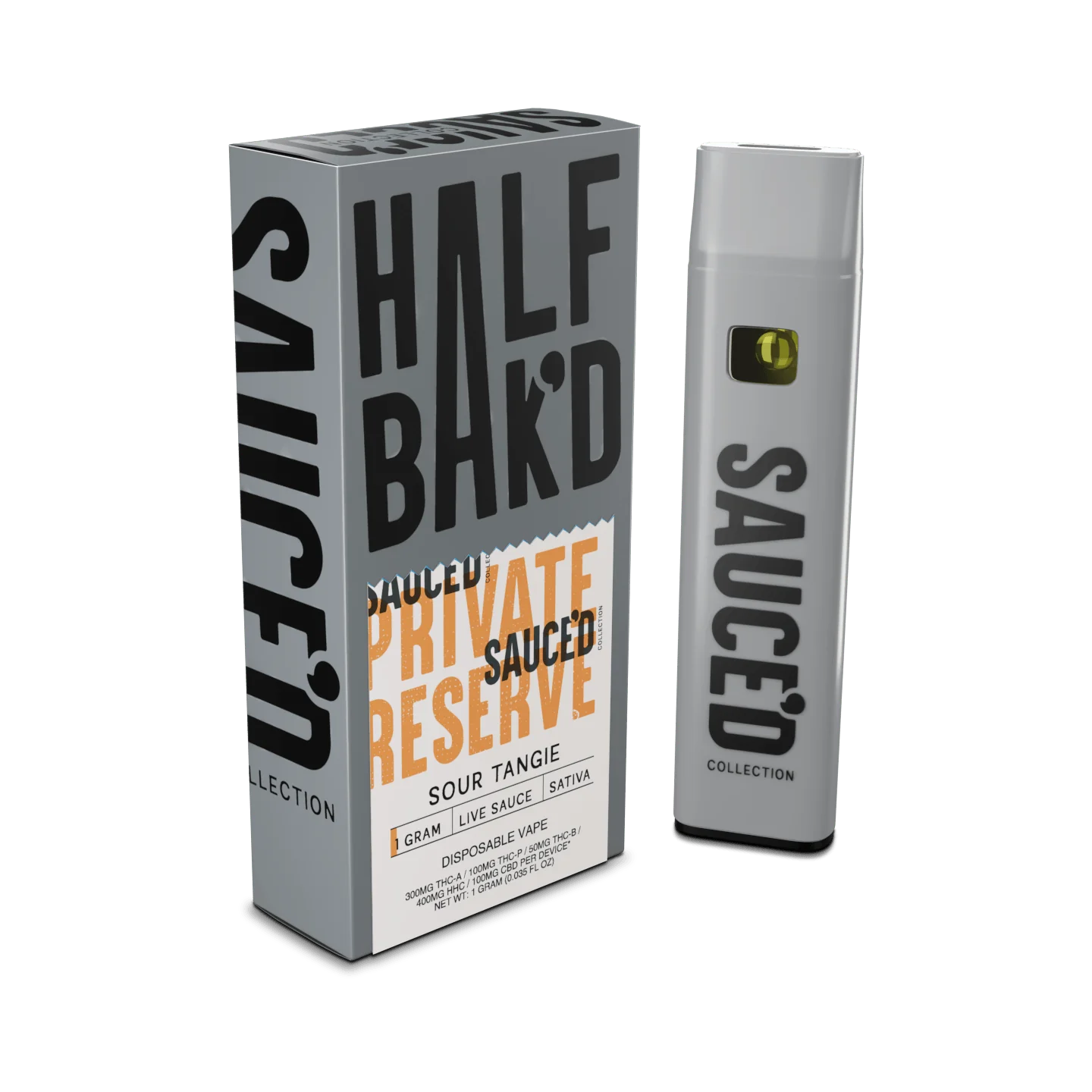 HALF BAK'D: PRIVATE RESERVE SAUCE'D DISPOSABLE - 1G - Image 6