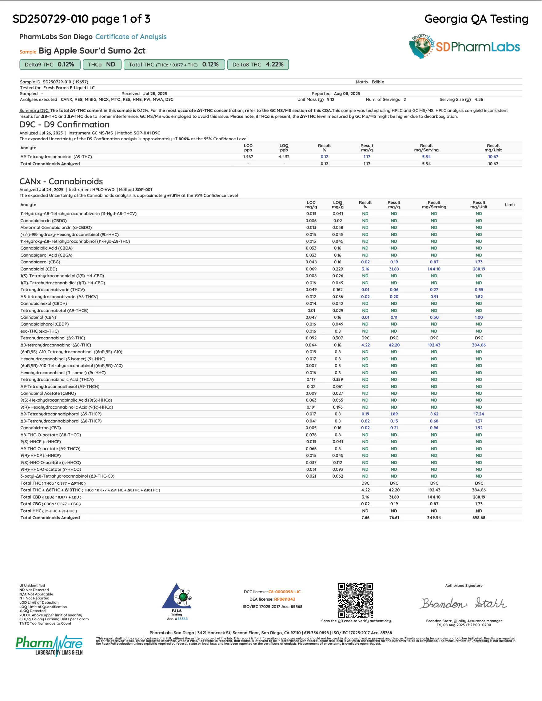 HALF BAK'D: SOUR'D GUMMIES - 840MG. - Image 11