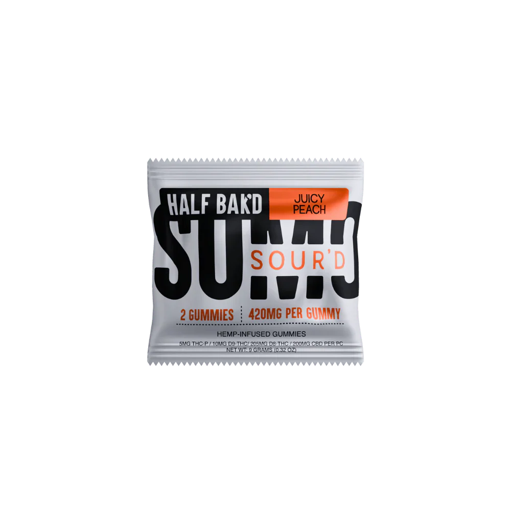 HALF BAK'D: SOUR'D GUMMIES - 840MG. - Image 3