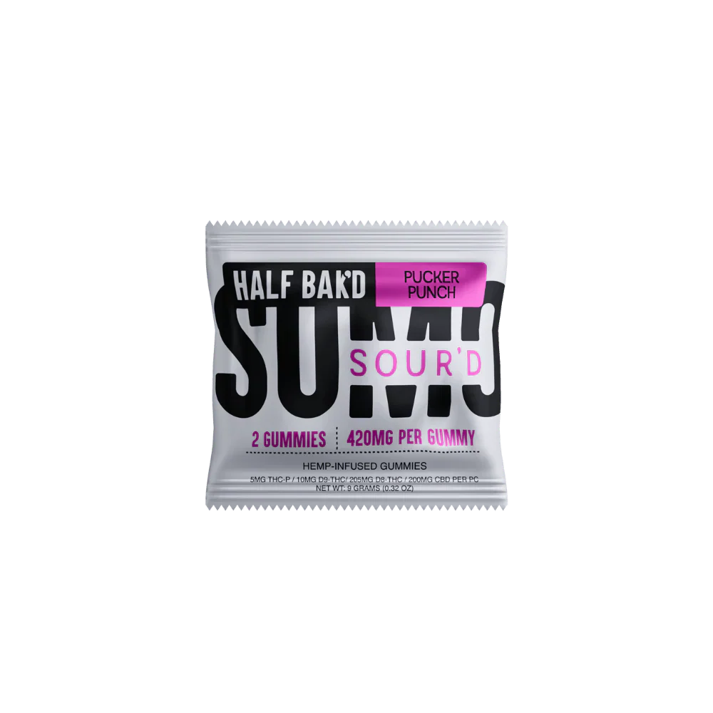 HALF BAK'D: SOUR'D GUMMIES - 840MG. - Image 5