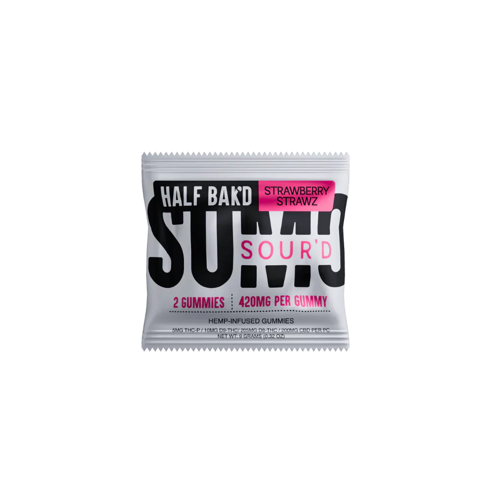 HALF BAK'D: SOUR'D GUMMIES - 840MG. - Image 8