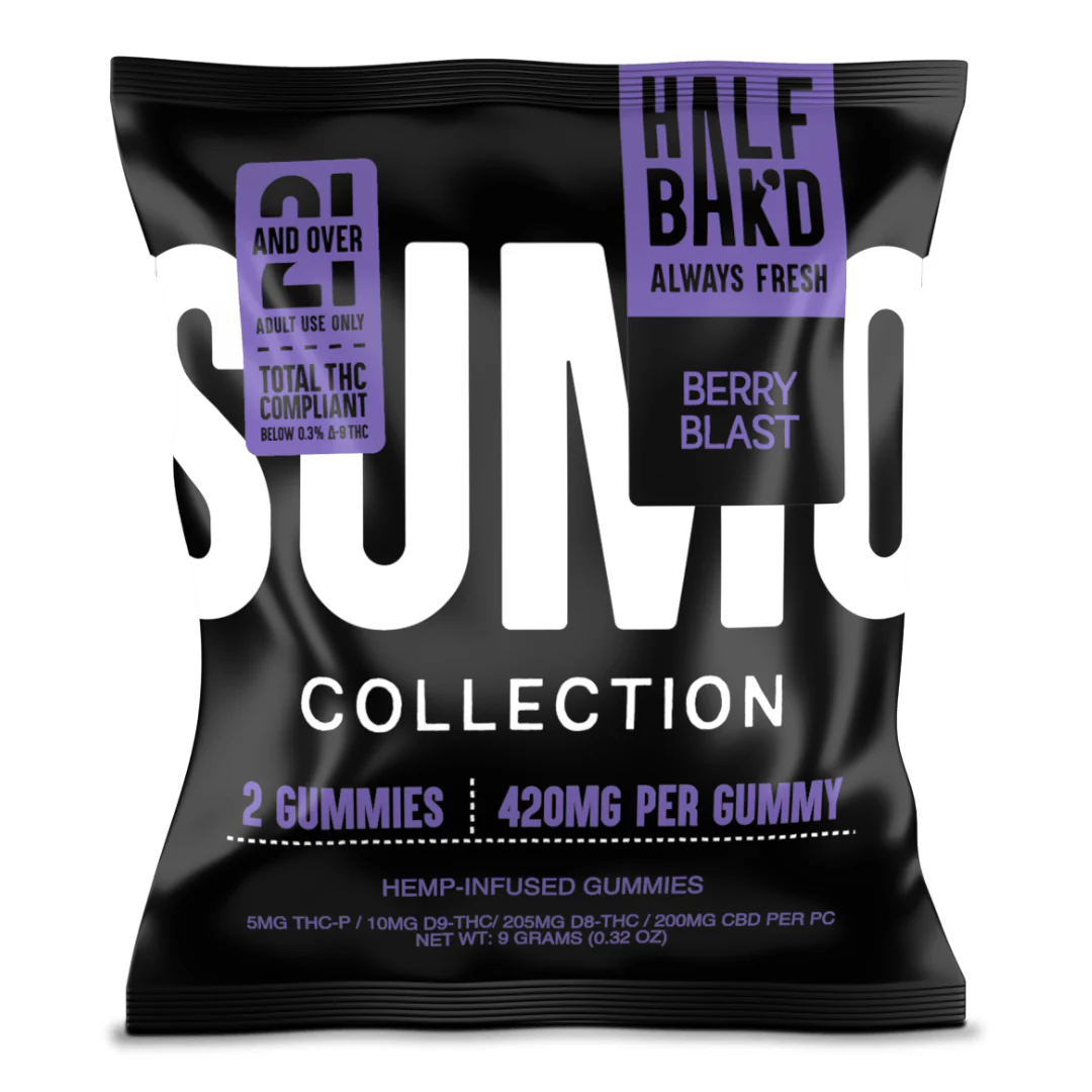 HALF BAK'D: SUMO 420MG THC GUMMY - 2 PACK - Image 10