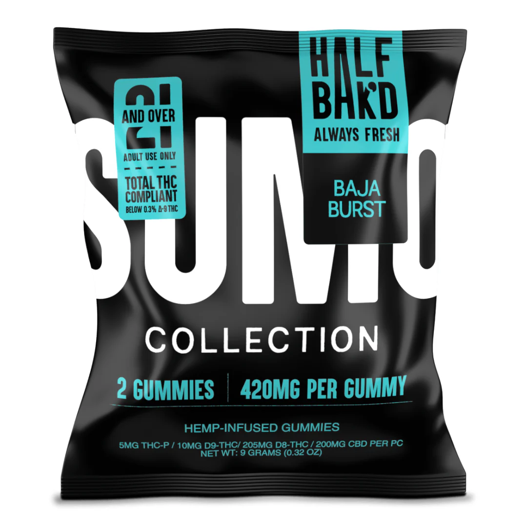 HALF BAK'D: SUMO 420MG THC GUMMY - 2 PACK - Image 12