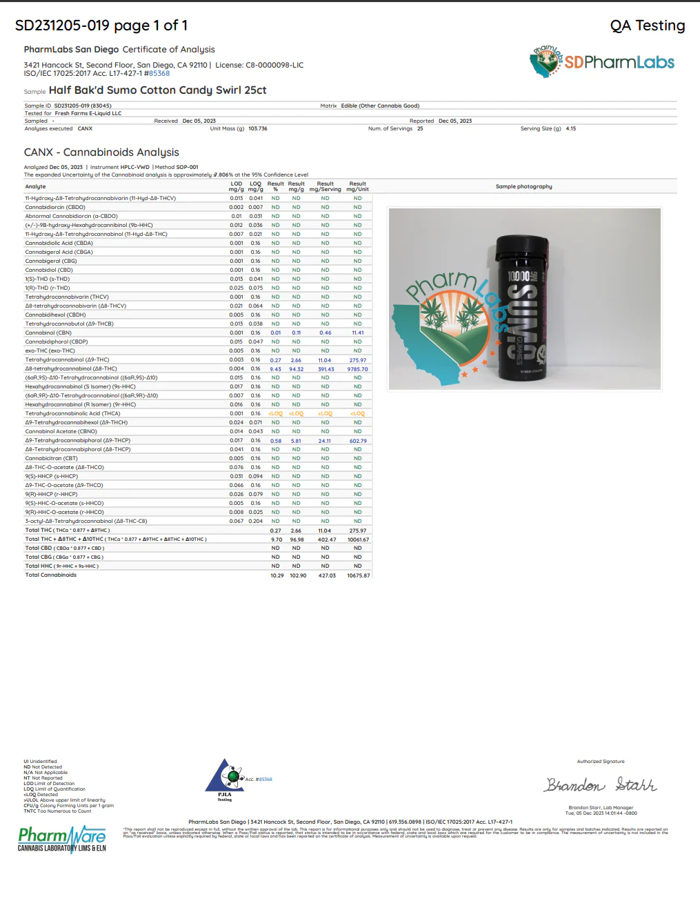HALF BAK'D: SUMO 420MG THC GUMMY - 2 PACK - Image 17