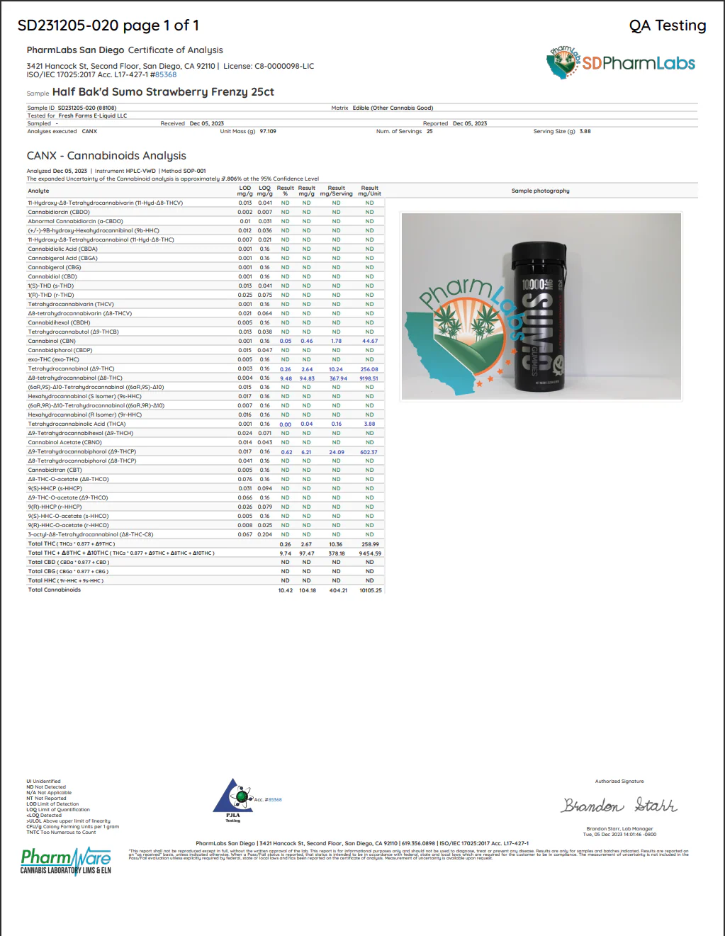 HALF BAK'D: SUMO 420MG THC GUMMY - 2 PACK - Image 20