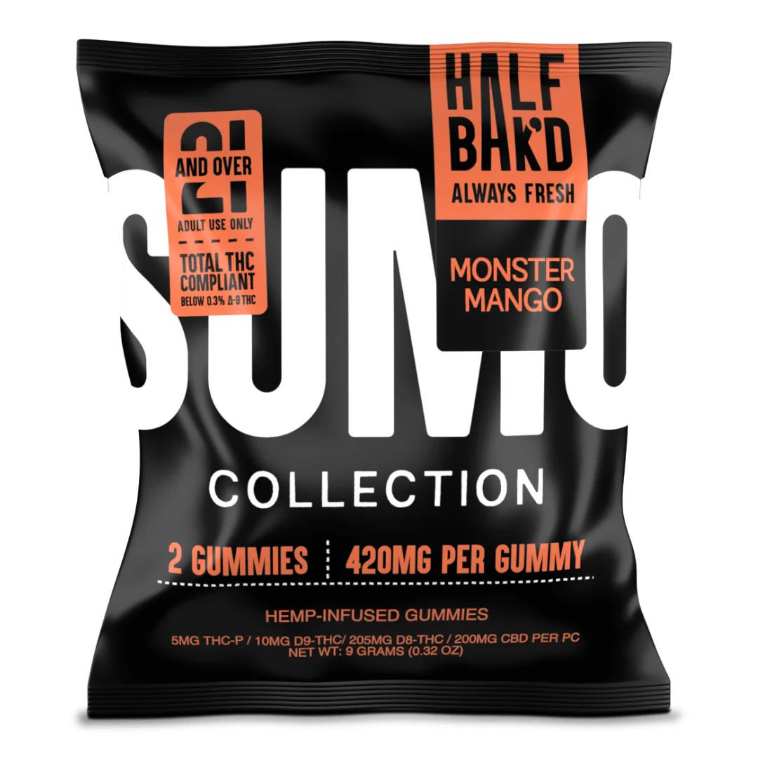 HALF BAK'D: SUMO 420MG THC GUMMY - 2 PACK - Image 4
