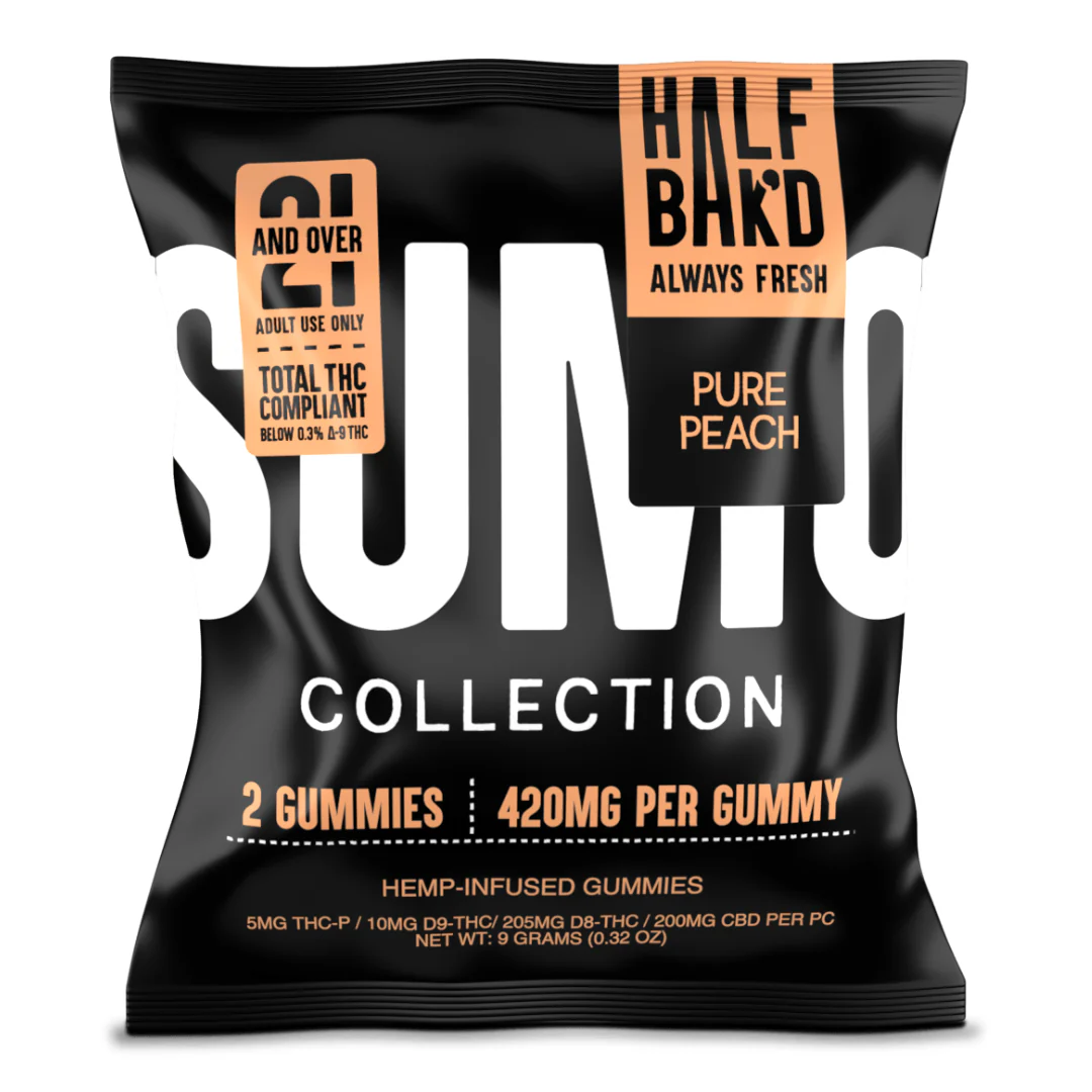 HALF BAK'D: SUMO 420MG THC GUMMY - 2 PACK - Image 5