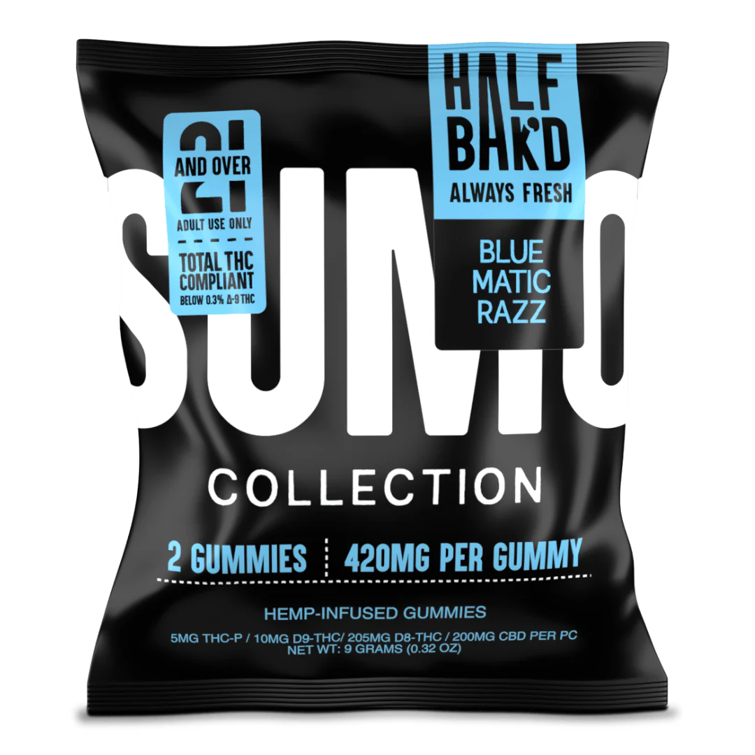 HALF BAK'D: SUMO 420MG THC GUMMY - 2 PACK - Image 9