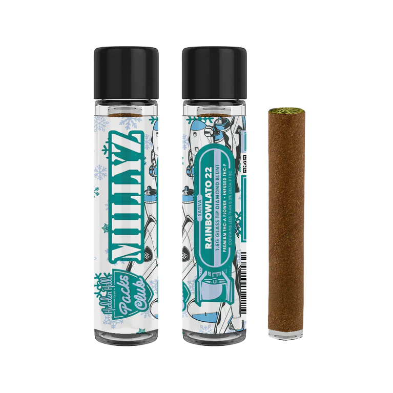 HIDDEN HILLS: MILLYZ GLASS TIP DIAMOND BLUNT - 1.5G - Image 5