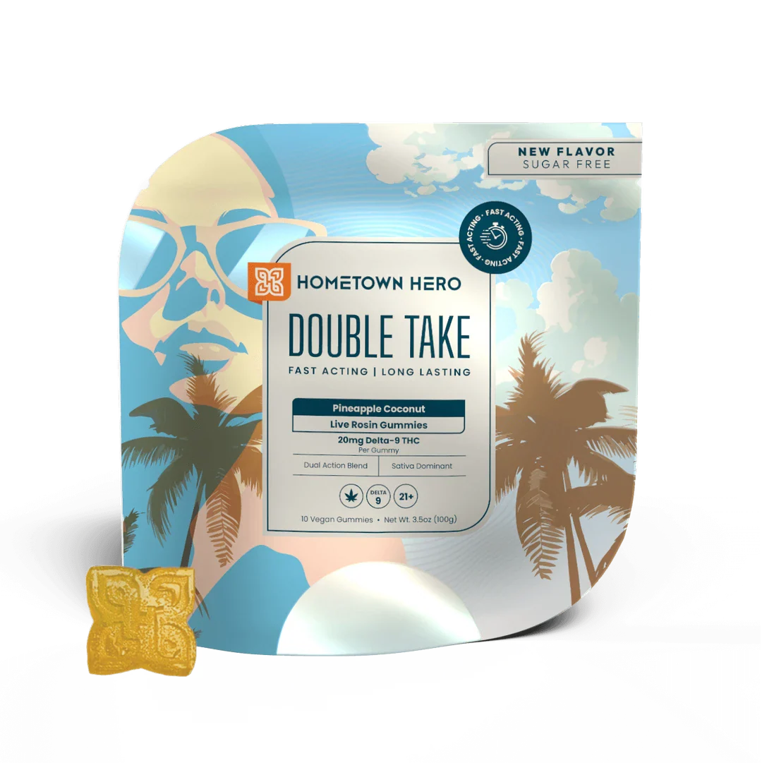 HOMETOWN HERO: DOUBLE TAKE LIVE ROSIN GUMMIES - 200MG - Image 4