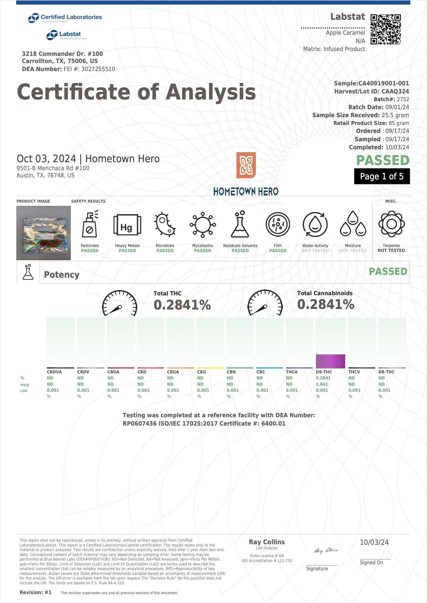 HOMETOWN HERO: LIVE ROSIN AUTUMN BLISS CARAMEL APPLE CARAMELS - Image 3