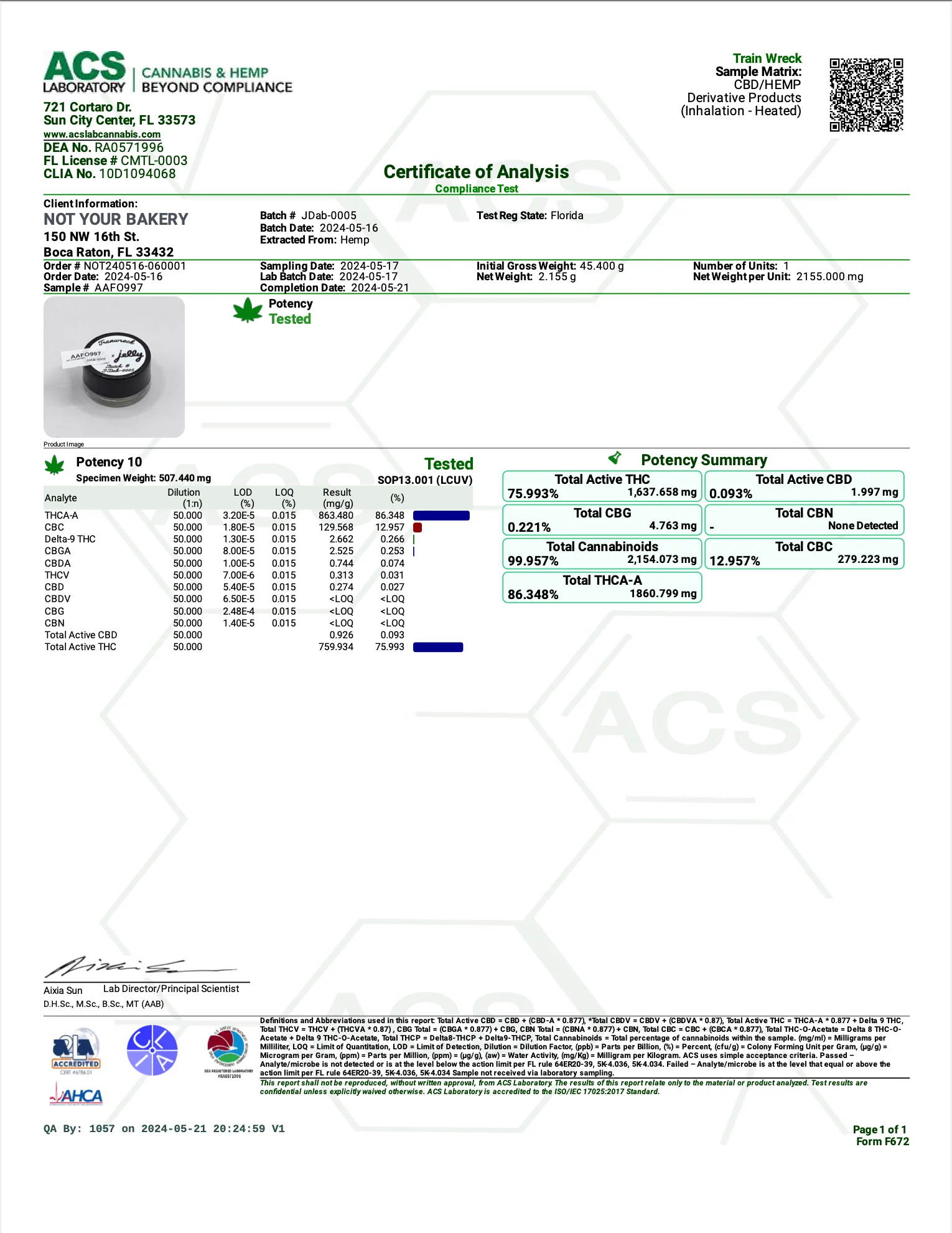 NYB: JELLY PURE THCA LIVE ROSIN BADDER - 2G - Image 8