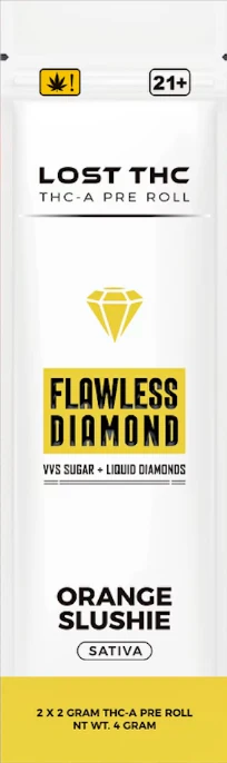 LOST THC - FLAWLESS DIAMOND THCA PREROLLS - 2 X 2G - Image 9
