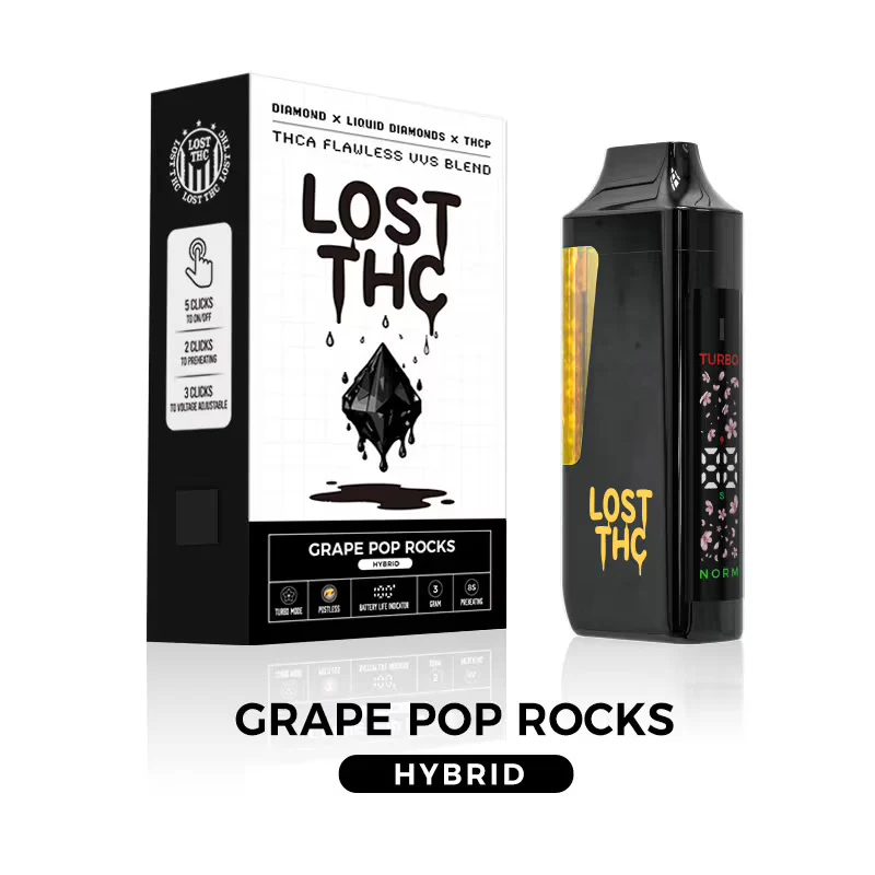 LOST THC - LIQUID DIAMOND FLAWLESS VVS THC DISPOSABLE - 3G - Image 6