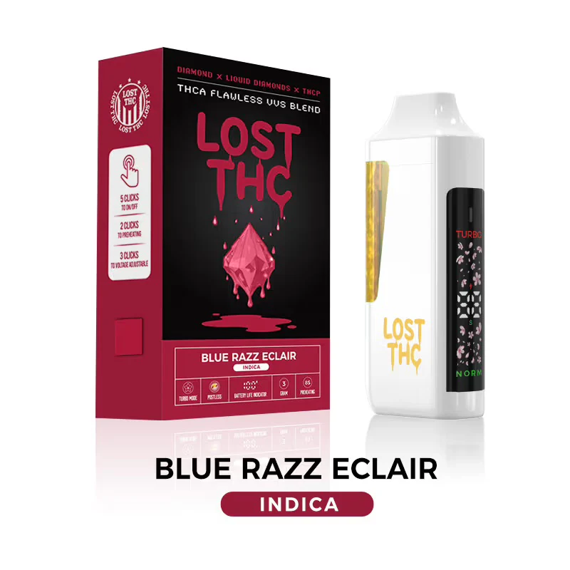 LOST THC - LIQUID DIAMOND FLAWLESS VVS THC DISPOSABLE - 3G - Image 9