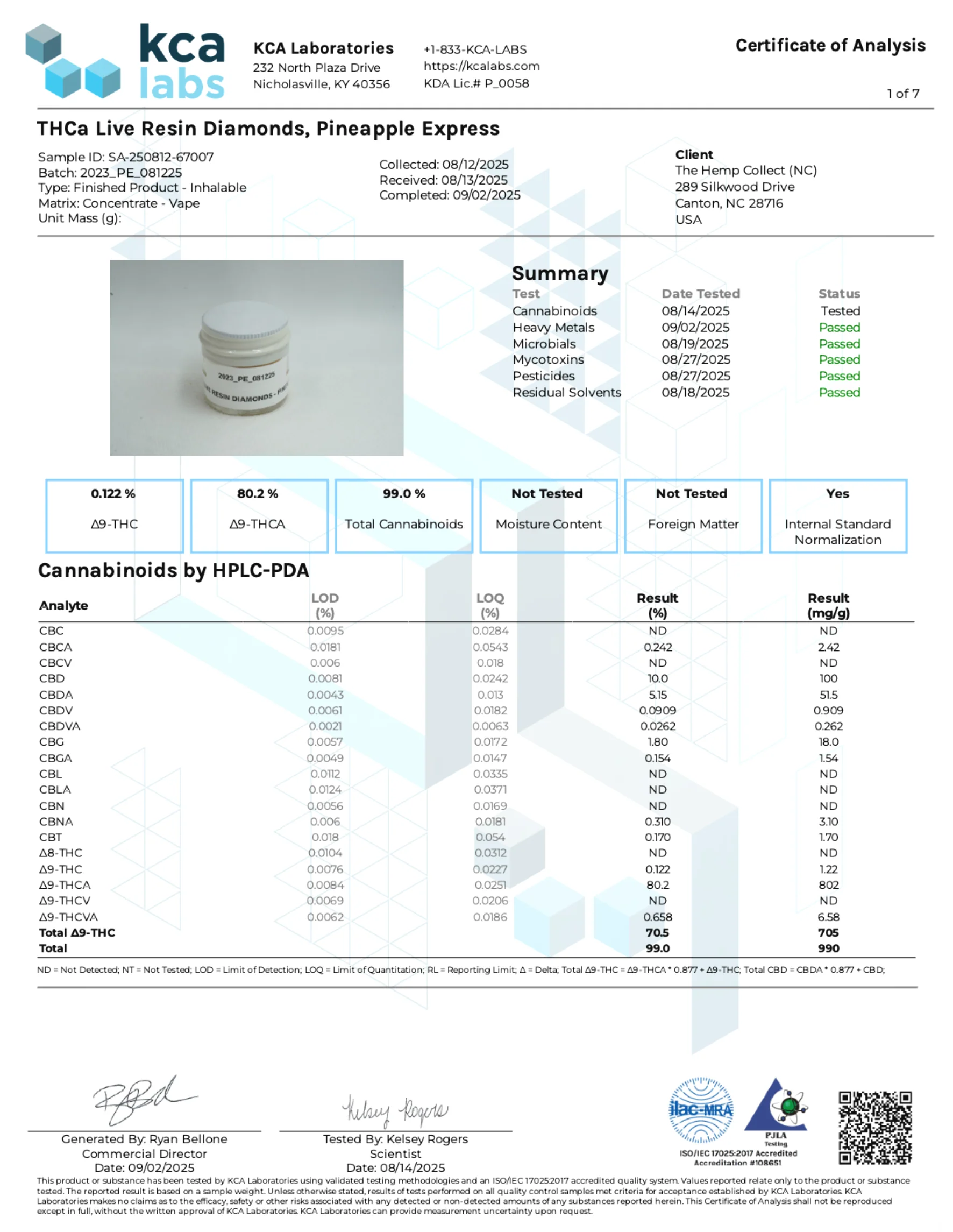 MODERN HERB CO - LIVE RESIN THCA DIAMONDS - 2G - Image 6