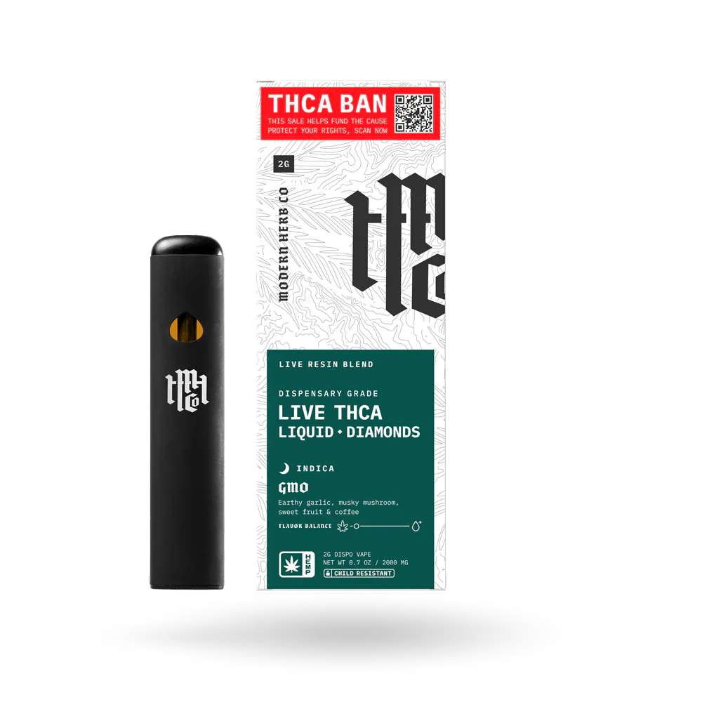 MODERN HERB CO - LIVE THCA LIQUID DIAMONDS DISPOSABLE - 2G - Image 7