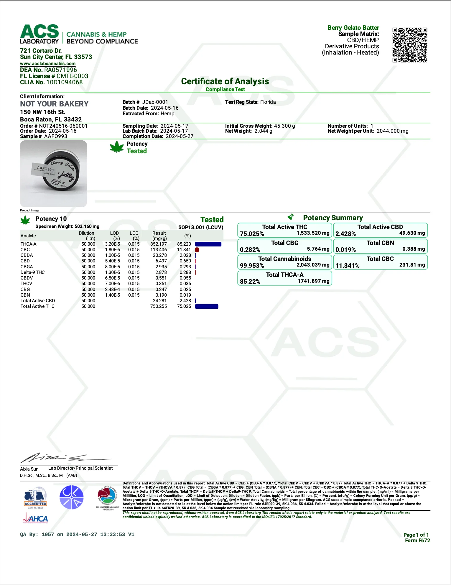 NYB: JELLY PURE THCA LIVE ROSIN BADDER - 5G - Image 10