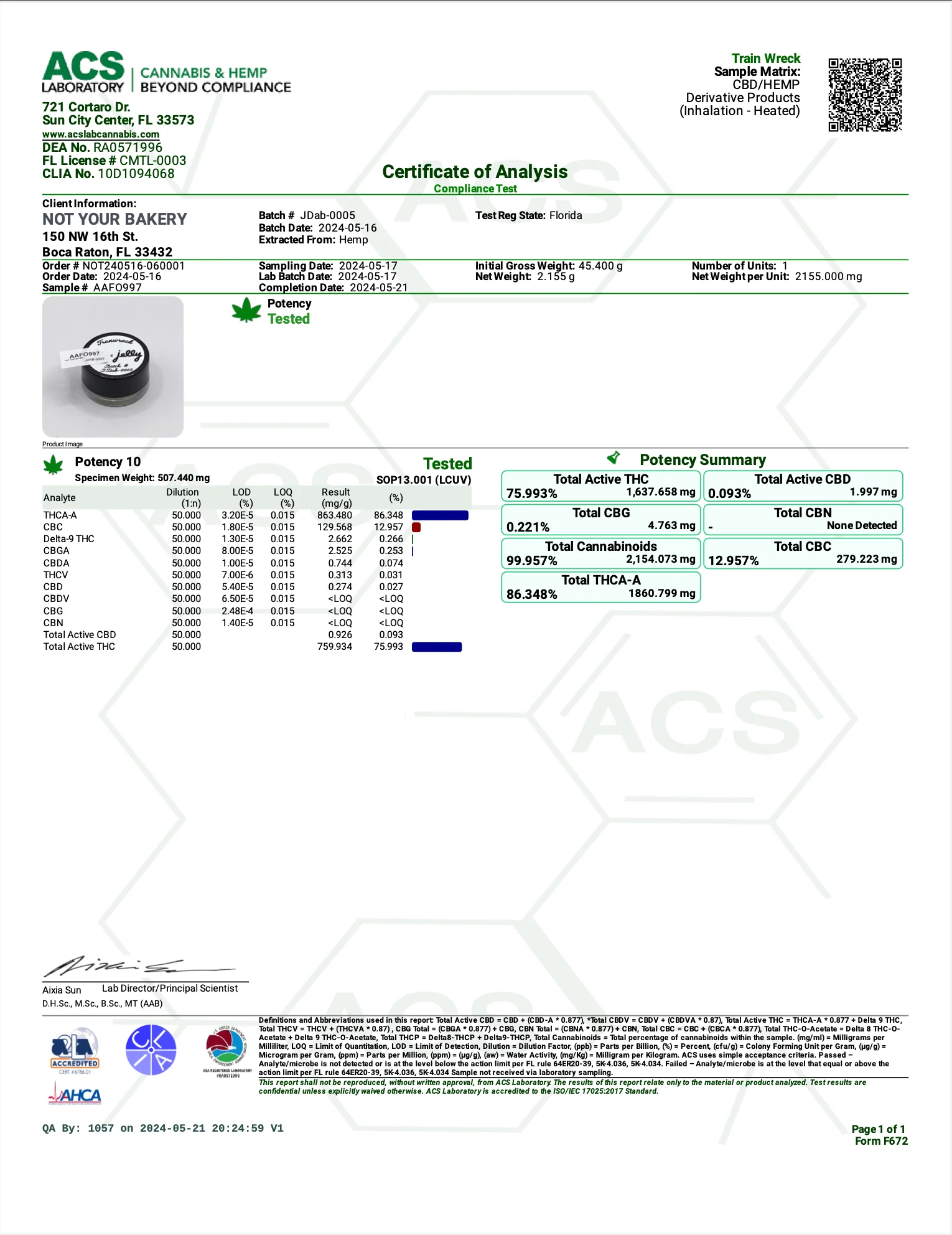 NYB: JELLY PURE THCA LIVE ROSIN BADDER - 5G - Image 7