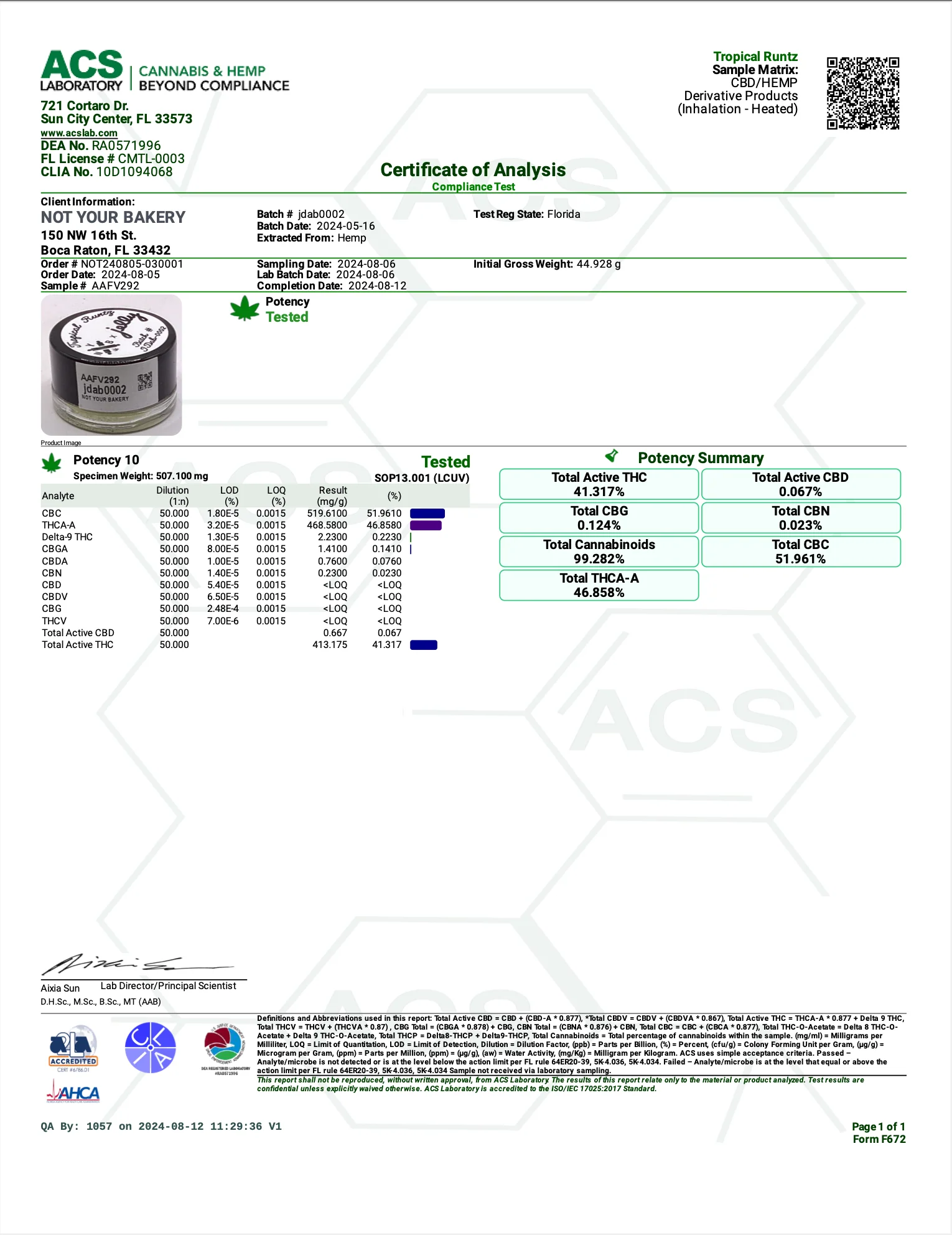 NYB: JELLY PURE THCA LIVE ROSIN BADDER - 5G - Image 8