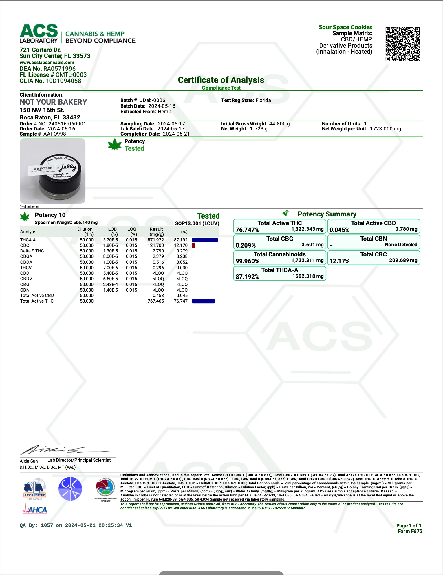 NYB: JELLY PURE THCA LIVE ROSIN BADDER - 5G - Image 9