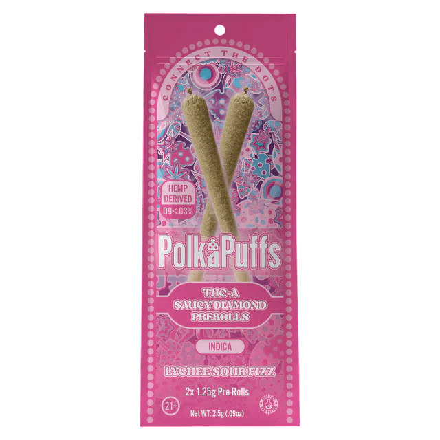POLKADOT: POLKA PUFF THCA PREROLLS - 2.5G - Image 4
