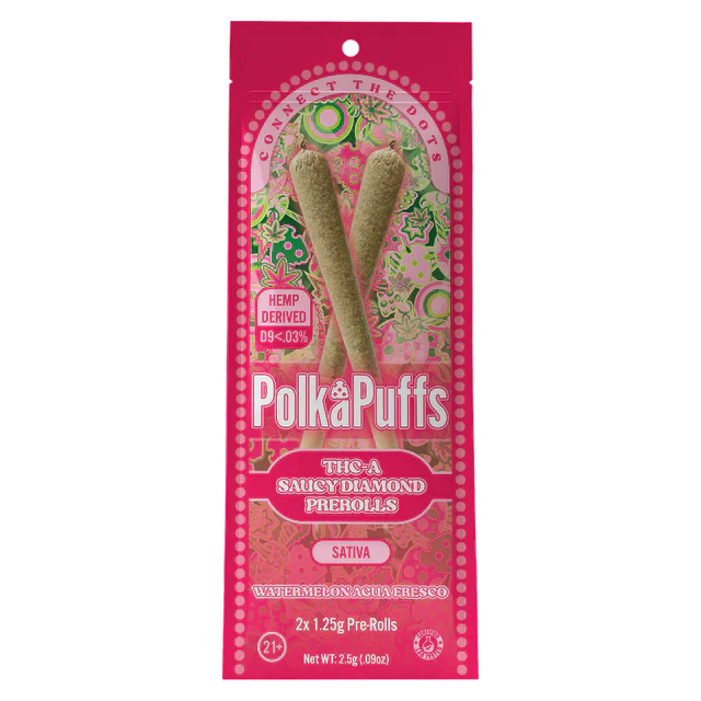POLKADOT: POLKA PUFF THCA PREROLLS - 2.5G - Image 9